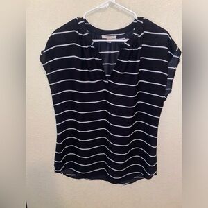 Women’s Roz&Ali Striped Blouse Size Medium